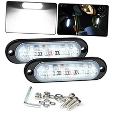  Surface Mount Led Lights, Aluminium Base Led Backup Lights 6500K Led Fog 