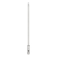 "H3 Sechskant-Bit 3Mm Flach 1/4\" 6\" Chrom FüR Diverse Fahrzeuge"