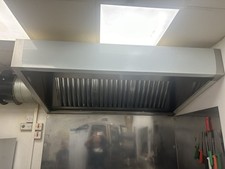 Commercial Kitchen Extraction Hood 1meter x 1800x1100