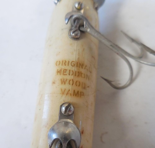 Original Heddon Wood Vamp Vintage Angelköder, 4,5" - Bild 6 von 6