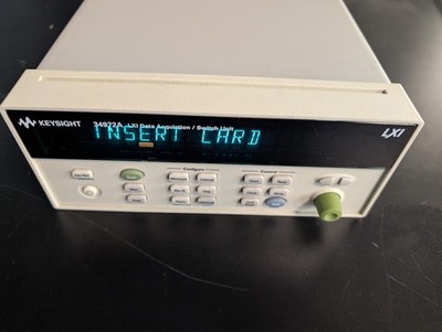 KEYSIGHT 34972A LXI DATA ACQUISITION / SWITCH UNIT