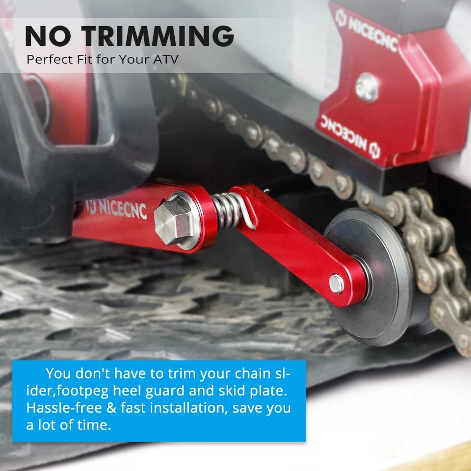 NICECNC Chain Tensioner Footpeg Roller For Yamaha Raptor 700 YFM700R 2013-2024 - Image 2 of 4