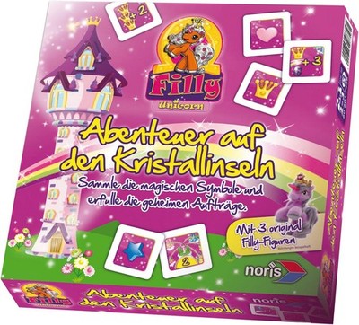 Abenteuer auf den Kristallinseln mit 3 original Filly-Figuren [NORIS]