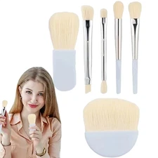 Travel Makeup Brush Set With Case Multi-purpose Makeup Set 6X high quality