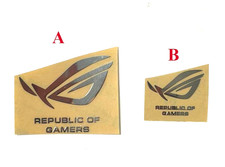 ASUS Republic of Gamers ROG Metallic Player Gamer Sticker Logo