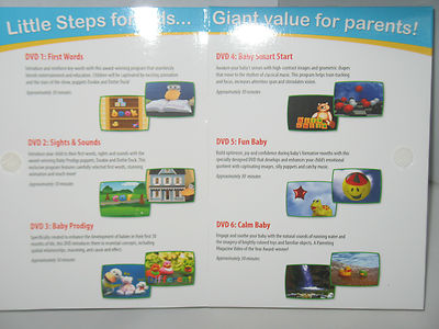 その他 Little Steps: First Words & Sounds [DVD] Little Steps First Words Sights & Sounds 6 DVDs Baby 2yrs up