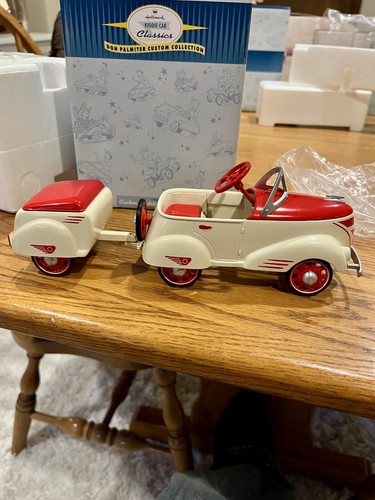 Hallmark Kiddie Car Classic 1940 Custom Roadster & Trailer LTD Edition Pedal VTG - Picture 8 of 23