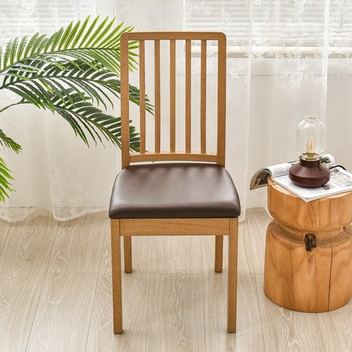 Coprisedia sedia da pranzo elasticizzato ecopelle impermeabile antiscivolo decorazione matrimonio - Foto 4 di 32