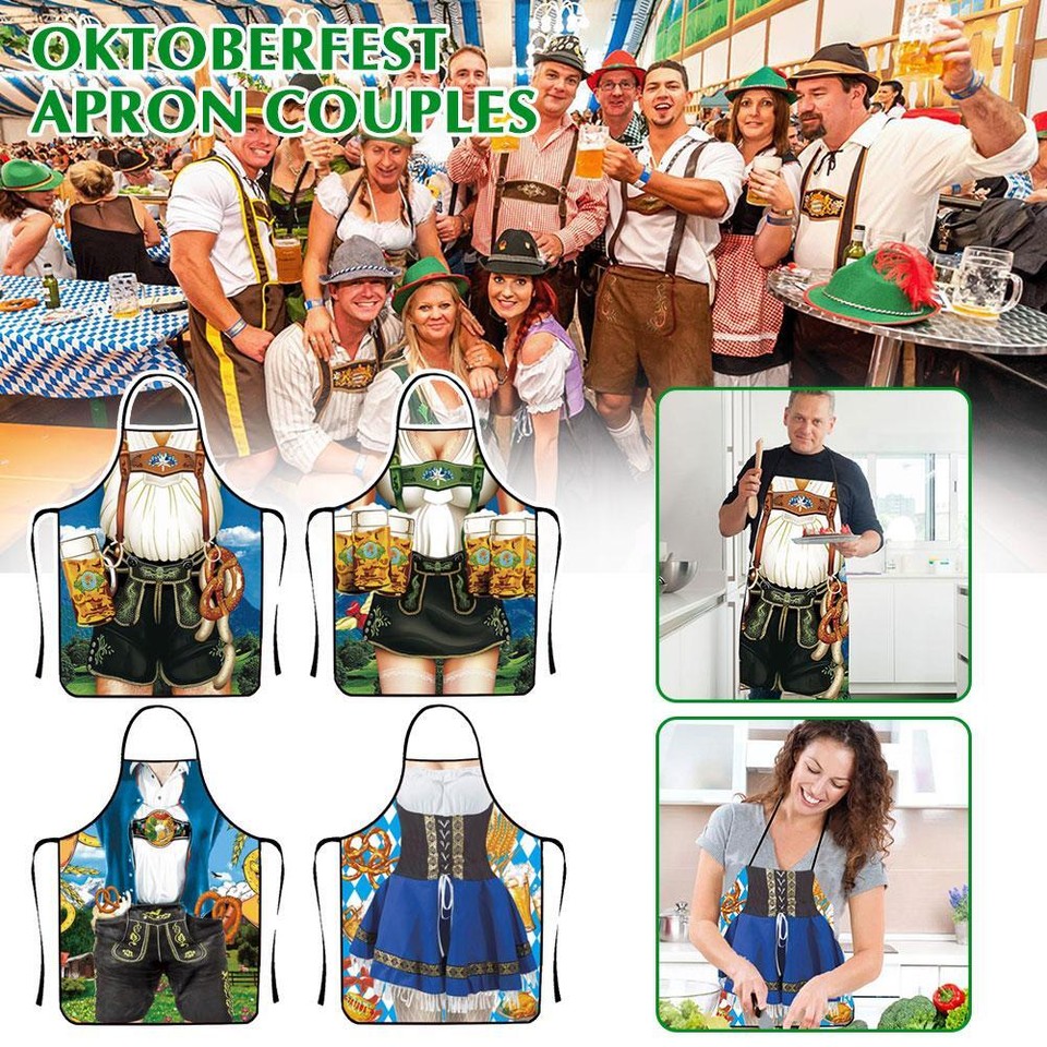 Novelty Oktoberfest busty Woman Cooking kitchen BBQ Grill Apron D1P0 eBay