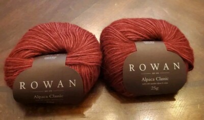 Rowan Alpaca Classic - 2 x 25g - Shade 124 - Dyelot 97338 Yarn