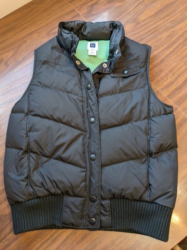 Button Puffer Vest Jacket 