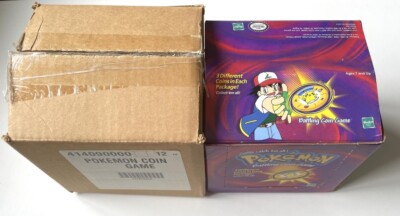 Pokemon Battling Coins Cases - Box - Nintendo Hasbro - Rare - 1999