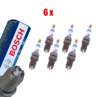 6x Stück BOSCH Zündkerze Super Plus 4 Elektrode 0242240587 für AUDI PORSCHE..