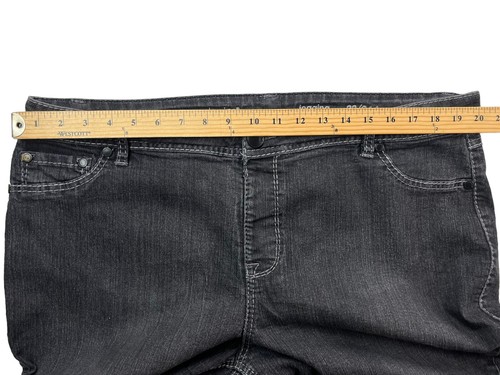 Avenue Denim Damen 22/24 Stretch schwarze Waschung Jegging Jeans (40"W x 29" Ins.) - Bild 16 von 24