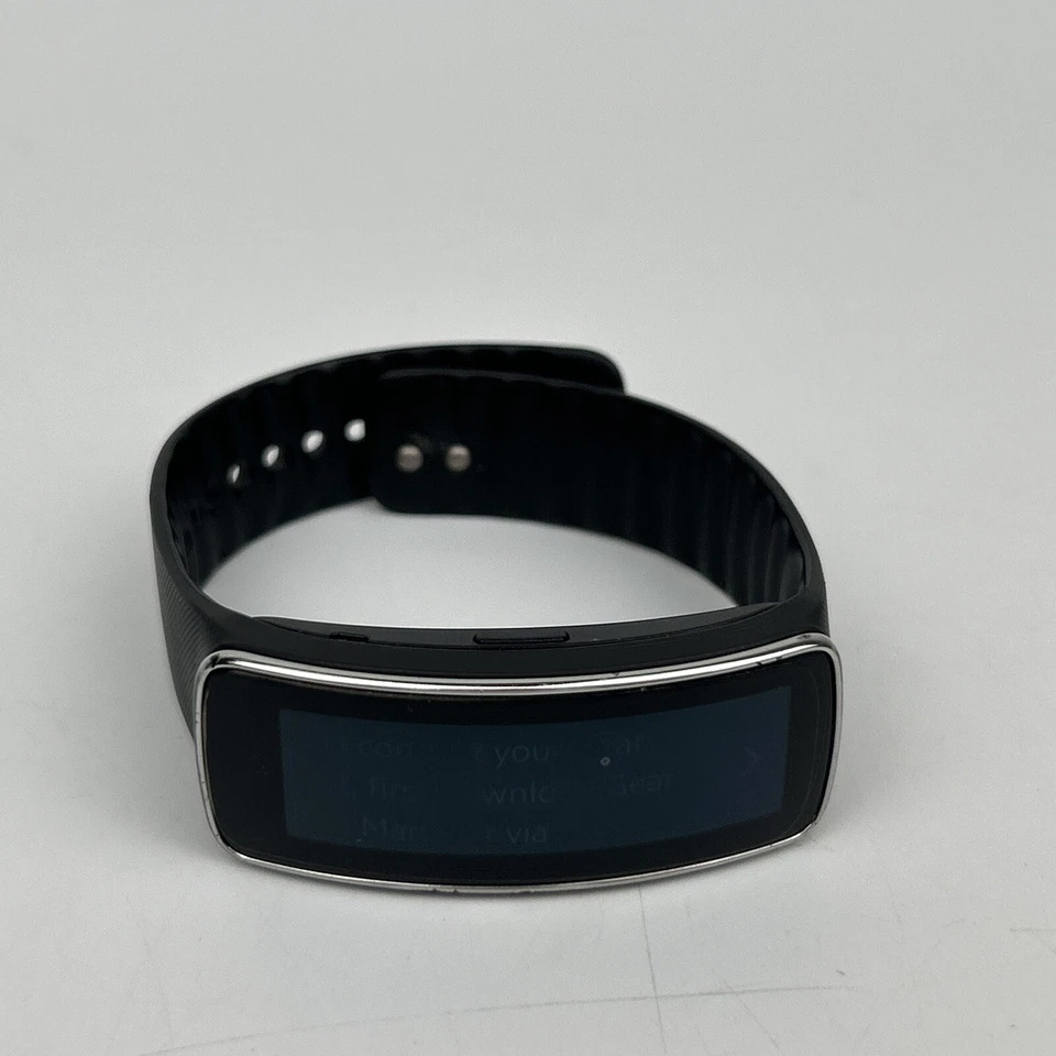 Samsung Galaxy Gear Fit Smart Watch Activity Tracker - Black (SM-R350) WORKS! - Image 4 of 4