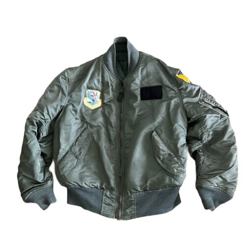 Vintage USAF Type MA-1 Flight Bomber Jacket - 第 1/3 張圖片