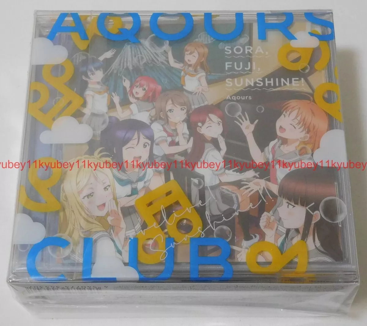 Lovelive Sunshine Aqours Club CD Set 2023 CLEAR EDITION Edition 2 CD 4  Blu-ray