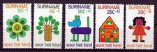 Suriname 658-62, Pour La Enfant