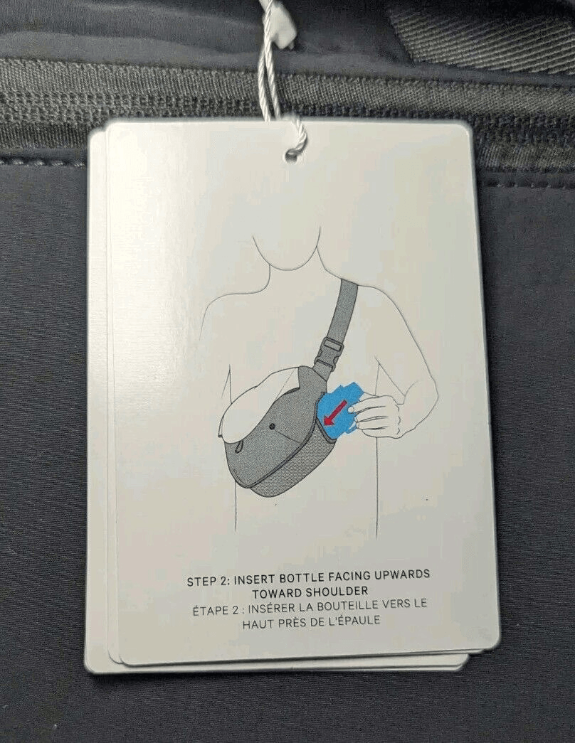 セール！水筒収納可☆ Curved Crossbody Bag with Top Handle 3L Lululemon athletica Curved Crossbody Bag with Top Handle 3L