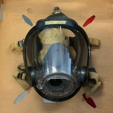Scott AV3000 Firefighter SCBA Mask KevlarHeadnet Great Condition Size Large