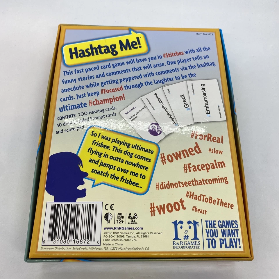 R&R карточная игра хэштег меня! VG+ - Изображение 3 из 3