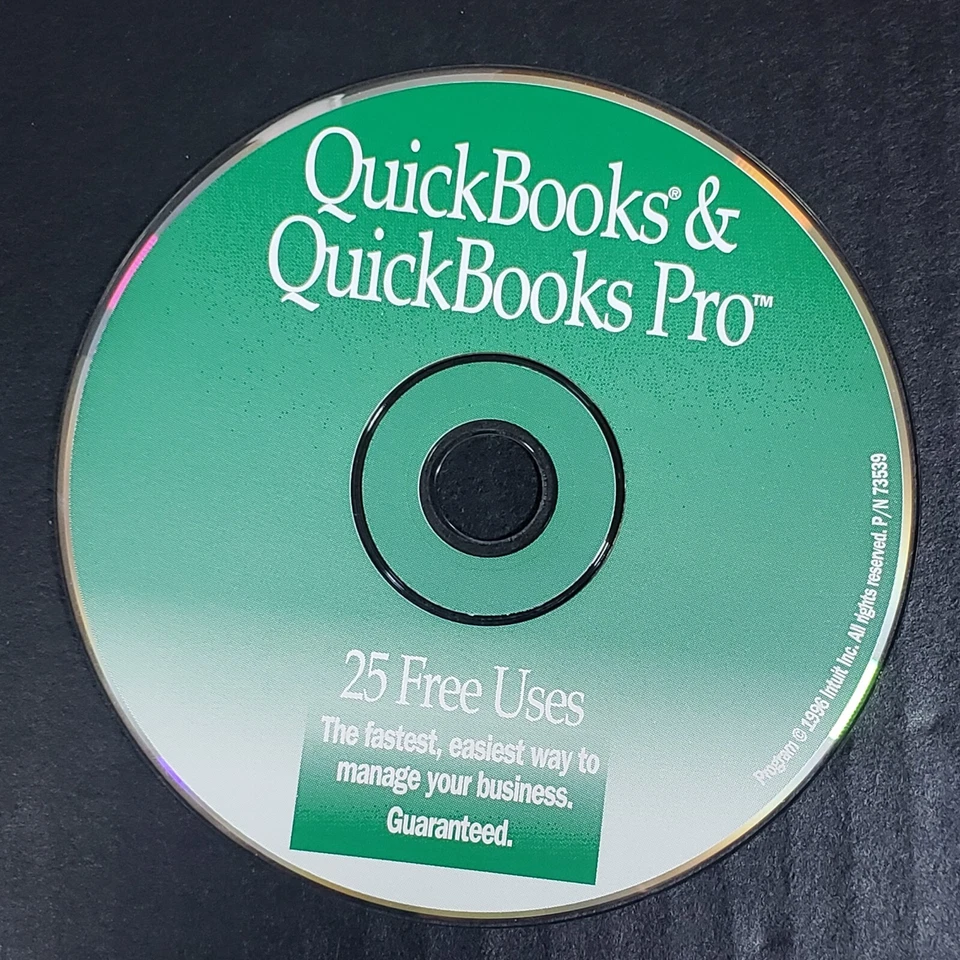 Quickbooks & Quickbooks Pro 5.0 Accounting Software Disc 1996 - 25 Uses - Image 3 of 4
