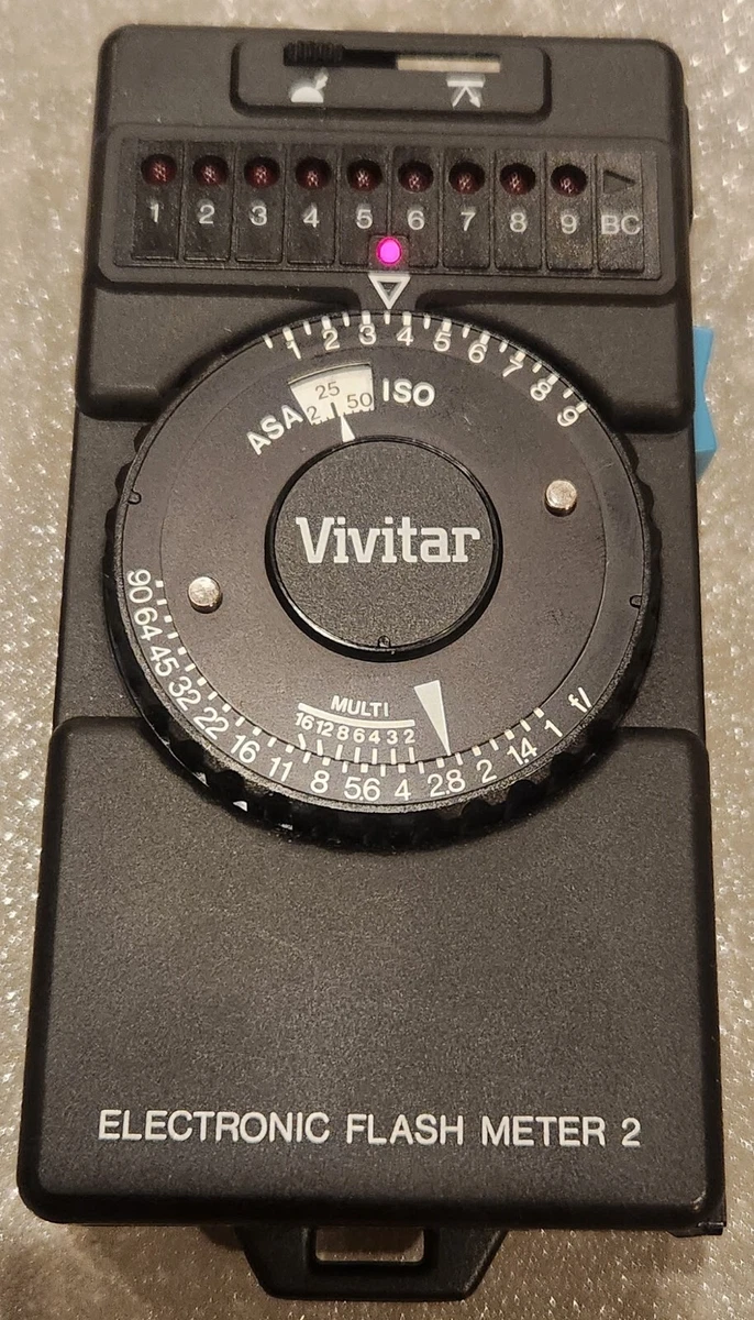 Vintage vivitar electronic flash meter 2 Cameras & photography