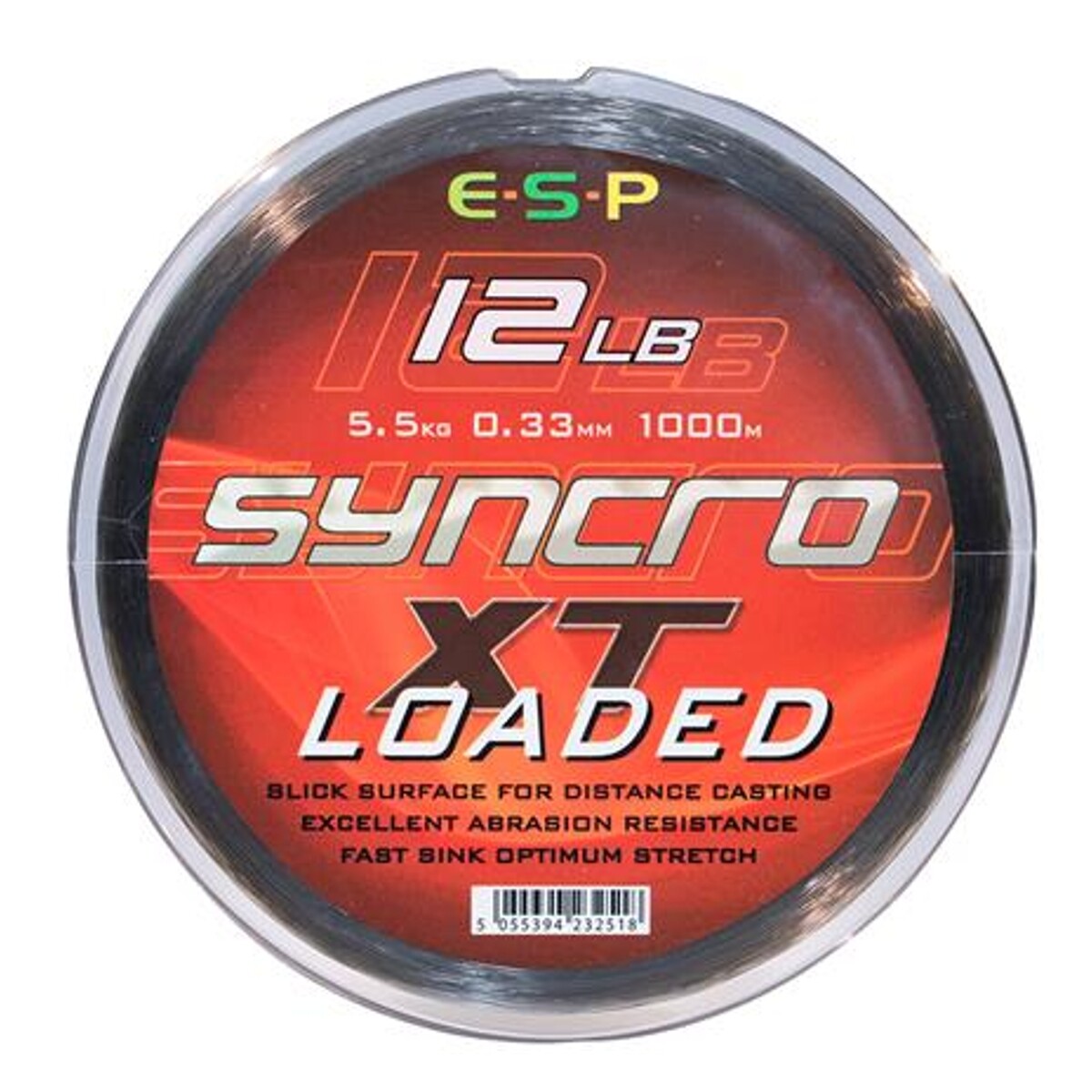 ESP SyncroXT 12lb Loaded Mono Line 1000m Spool Fishing Monofilament ELSYLXT012