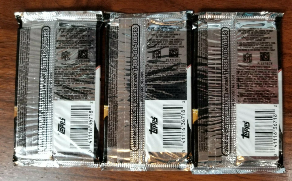 2006 Topps Football Draft Picks and Prospects - 3 factory pack lot - see details - Image 2 of 2