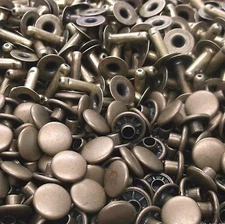 Rapid Rivets Large Antique Brass 100 Pack 1275-15 by Stecksstore