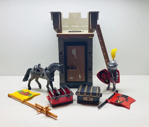 Vintage Playmobil Battle Tower (incomplete) (knights, castles, Medieval) PARTS