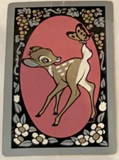 WD28 Playing Swap Cards 1 Japanese Nintendo 60’s Bambi In A Frame 3/4 Size