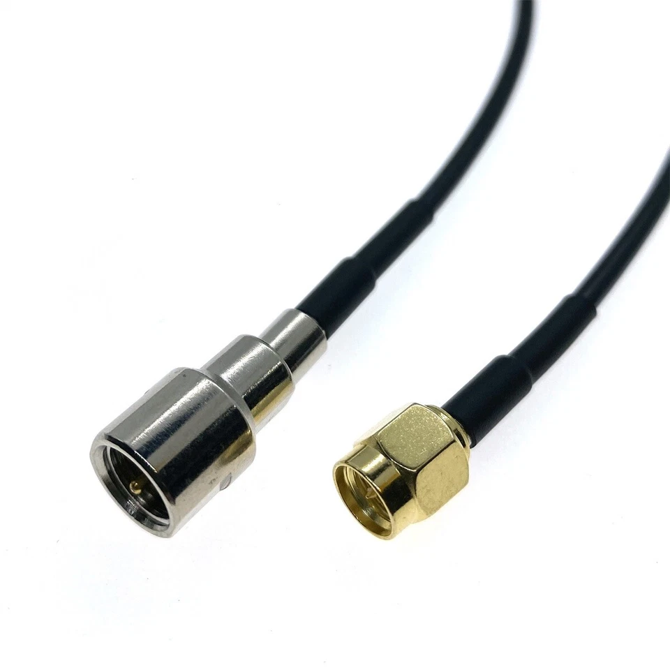 FME male plug to SMA male Crimp Pigtail Connector Cable Adapter RG174 Wholesale - Image 2 of 4