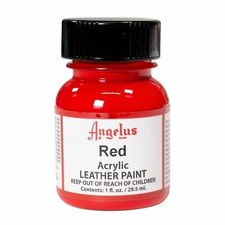 Angelus Acrylic Leather Paint - Leather Vinyl Plastic - Flexible - 1 Fl Oz