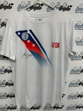 KELLY SLATER SIGNED AUTOGRAPHED WHITE USA JERSEY DRI-FIT SHIRT BECKETT BAS COA