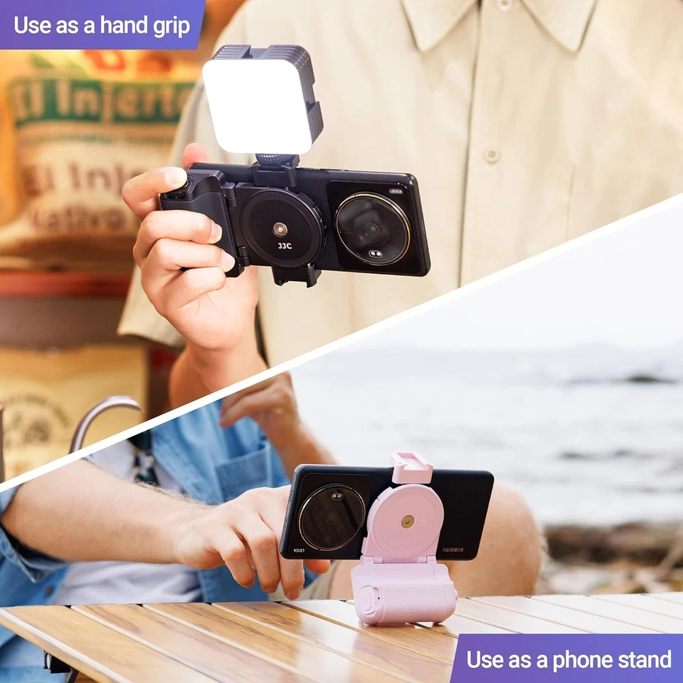 JJC Phone Camera Grip with Wireless Remote, Smartphone Remote Grip Handle with A - Image 3 of 4