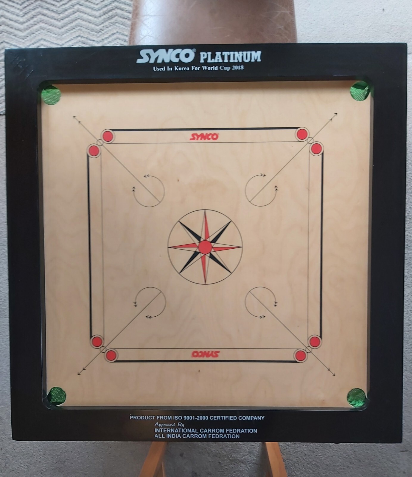 Carrom Board. Synco Platinum + Stand and all accessories. eBay