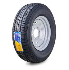 WINDA Trailer Tire Rim ST225/75R15 10-Ply E 6 Lug on 5.5" PCD Silver Mod