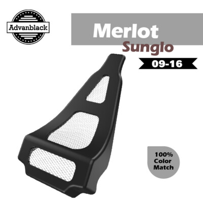 Merlot Sunglo ABS Chin Spoiler Fits Air-Cooled Harley Street Road 09-16