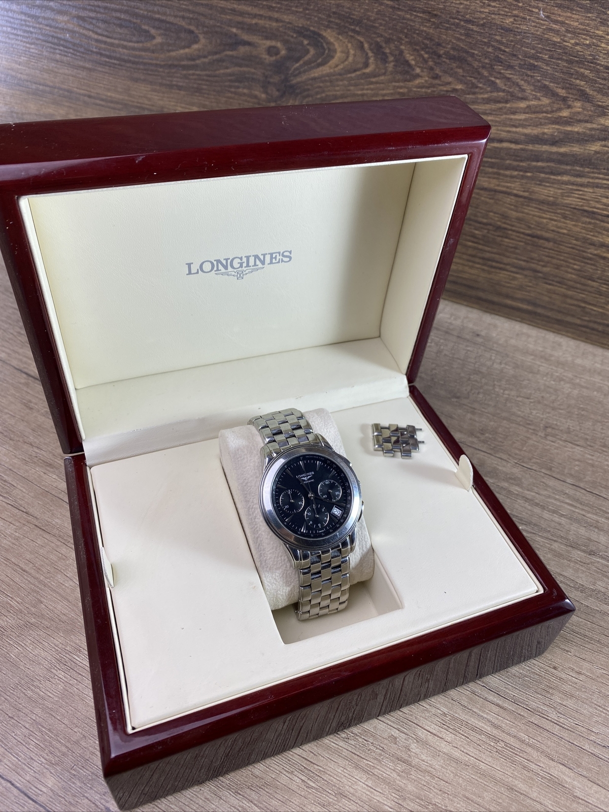 Longines Flagship Automatic Black Dial Chronograp… - image 1