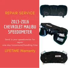 2013-2016 GM GMC Chevy Malibu Speedometer Cluster Repair Service