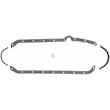 Fel-pro 1803 Small Block Chevy Oil Pan Gasket Thick Front Seal Left Dipstick 350 Fel-pro 1803 Small Block Chevy Oil Pan Gasket Thick Front Seal Left Dipstick 350