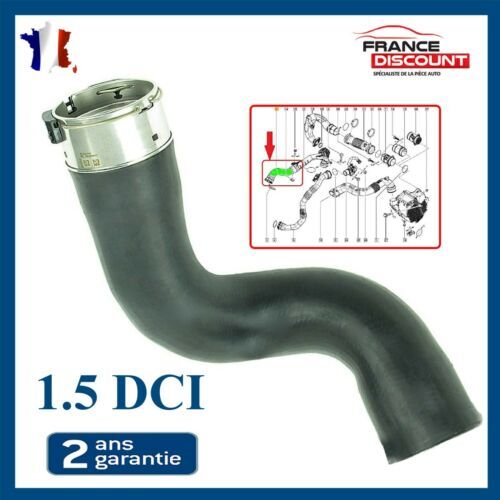 MANICOTTO INTERCOOLER COMPATIBILE CON TUBO TURBO ARIA RENAULT SCENIC III, MEGANE III 1.9 DCI 8200804000 - Foto 2