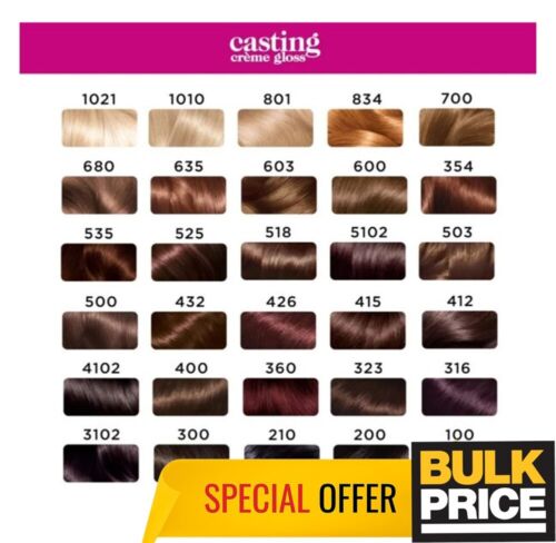 L'Oreal Casting Creme Gloss 600 Dark Blonde Hair Color 3-Pack Ammonia Free - Picture 5 of 6