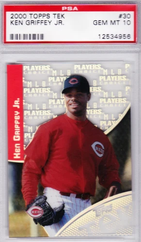 2000 Topps Tek *POP 4* Ken Griffey Jr. PSA 10 Baseball Card #30-2 Rare HOF 1