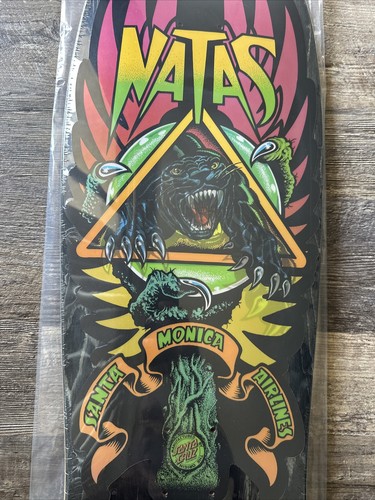 Santa Monica Airlines Natas Kaupas PANTHER LENTICULAR Skateboard Deck Santa Cruz - Picture 3 of 8