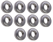  10 Each 6205-ZZ, 6205-2Z, 205SS Shielded Radial Ball Bearing 25X52X15 SpinCo