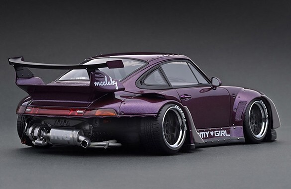 SUPER RARE* Ignition Model 1/18 RWB 993 Purple Metallic Porsche