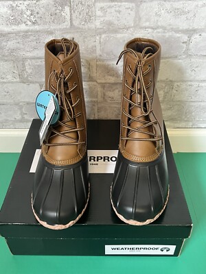 NWT Weatherproof Men Remington Insulated Block Heel Winter  display picture 2
