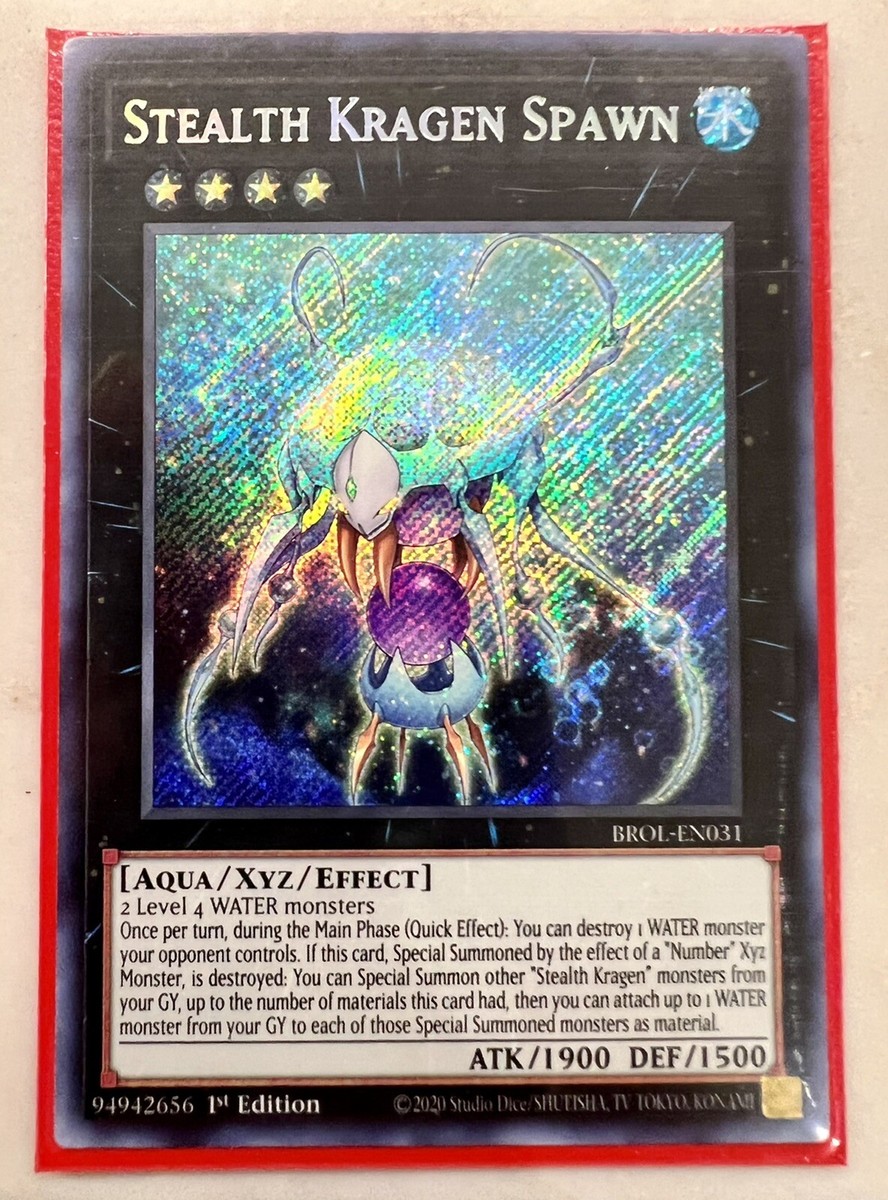 Yugioh! Stealth Kragen Spawn - BROL-EN031 Secret Rare - 1st ed NM | eBay